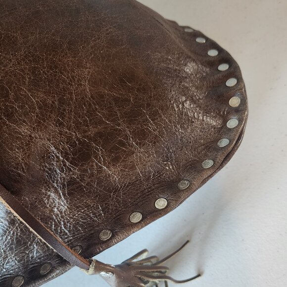 Vintage Large Leather Hobo "EUC" - Picture 8 of 16